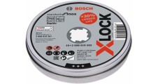 Bosch Plochý řezný kotouč Standard for Inox X-LOCK, 125-1-22,23 mm 10ks