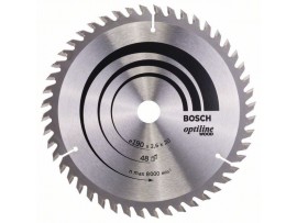 Bosch Pilový kotouč Optiline Wood 190 x 20/16 x 2,6 mm, 48