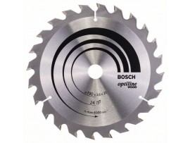 Bosch Pilový kotouč Optiline Wood 190 x 20/16 x 2,6 mm, 24