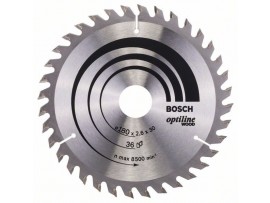 Bosch Pilový kotouč Optiline Wood 180 x 30/20 x 2,6 mm, 36